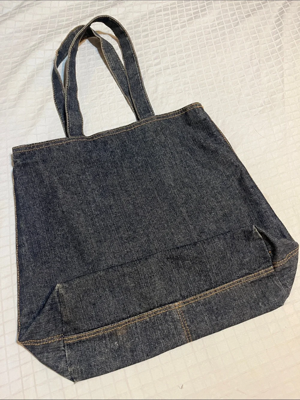 Bath & Body Works Unisex Blue Denim tote bag